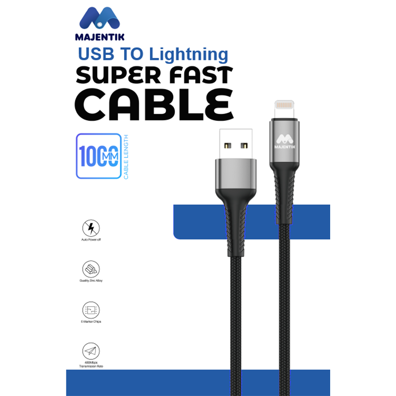 Majentik Cable CL-023 USB A To Lightning