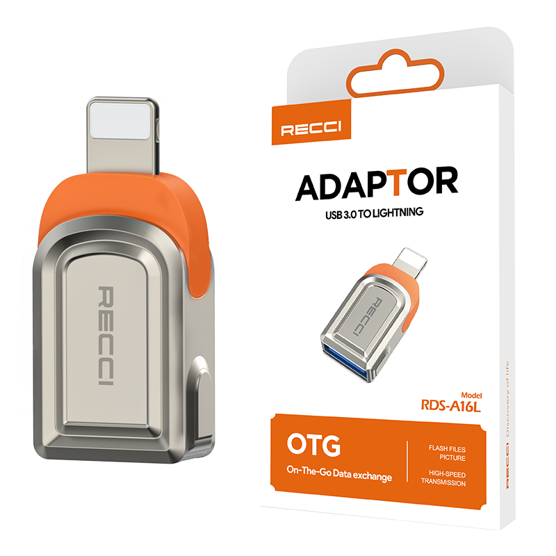 Recci OTG Lightning To USB RDS-A16L