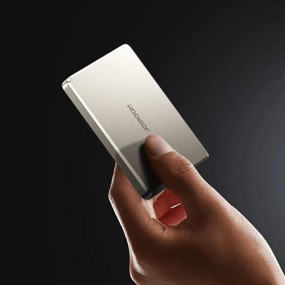 Joyroom JR-PBM08 Pro 20W Ultra-Slim Metal Magnetic Wireless Power Bank 10000Mah-Natural Titanium