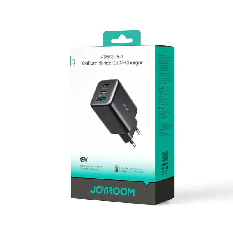 Joyroom 45W 3 Port Gallium Nitride GaN JR-TO1