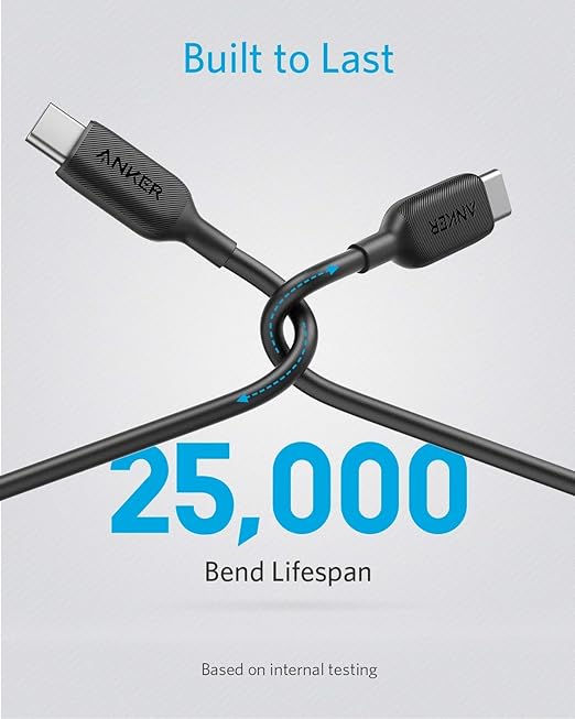 Anker PowerLine III USB-C to USB-C 2.0 Cable 3ft