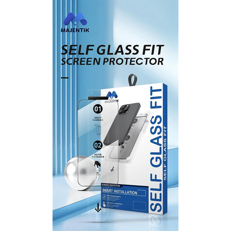 Majentik Self Glass Fit Screen Protector