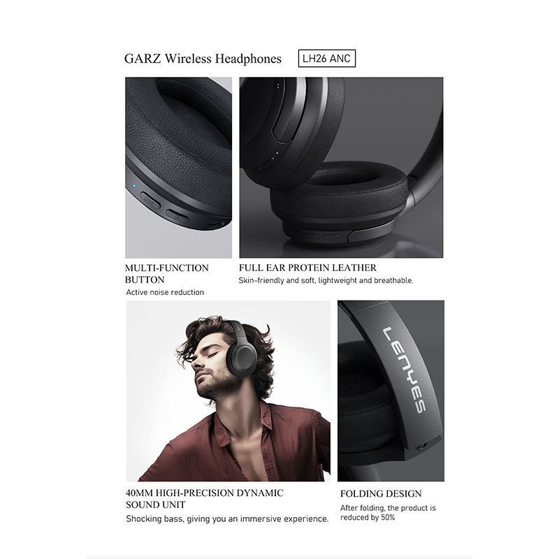 Lenyes Wireless ANC  Headphones - LH26 ANC