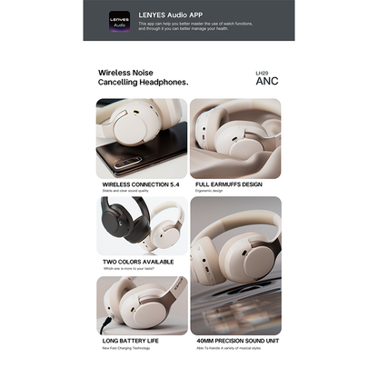 Lenyes Wireless  Headphones - LH29 ANC