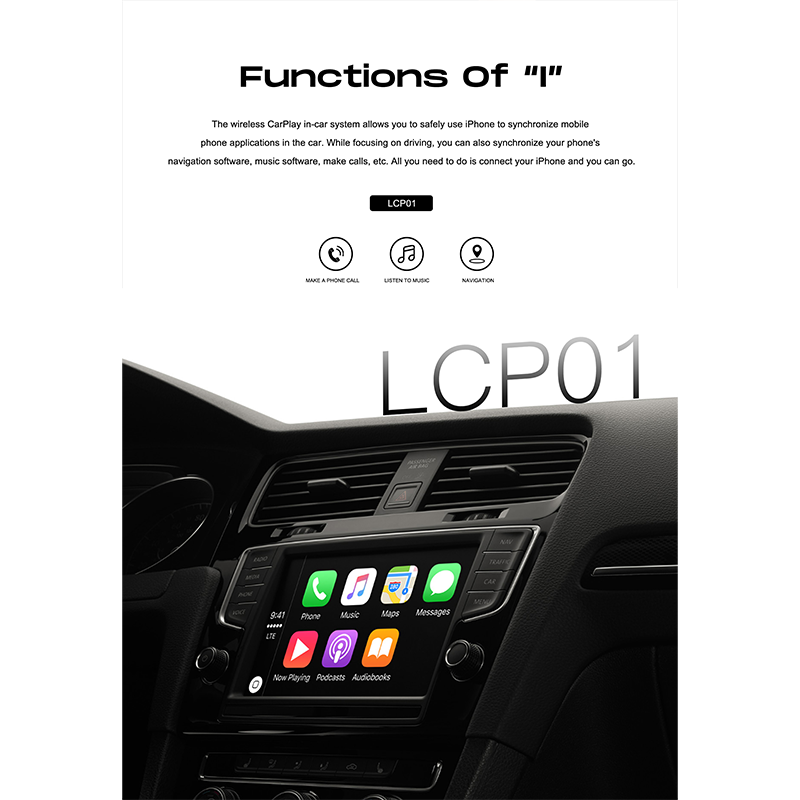 CarPlay & Android Auto Lenyes LCP01
