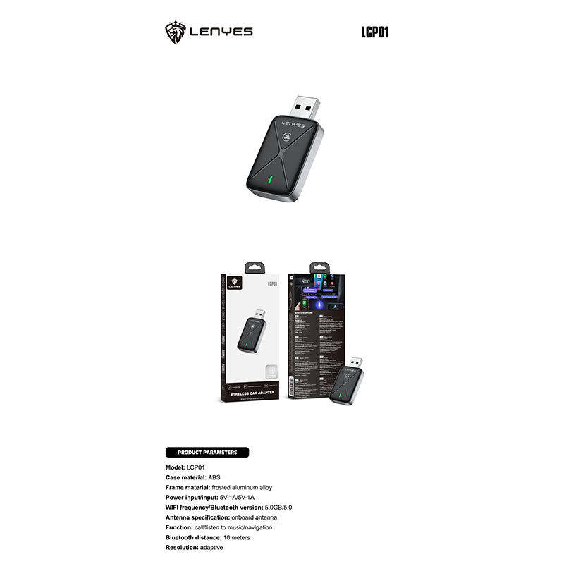 CarPlay & Android Auto Lenyes LCP01