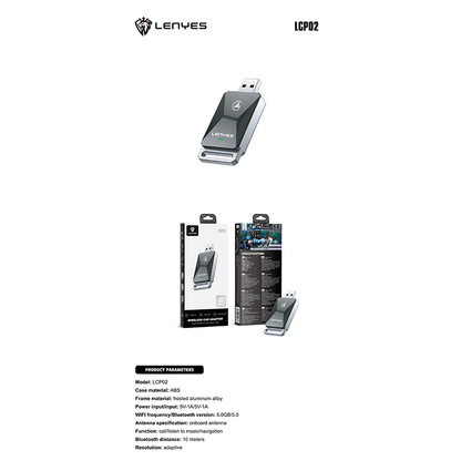 CarPlay & Android Auto Lenyes LCP02