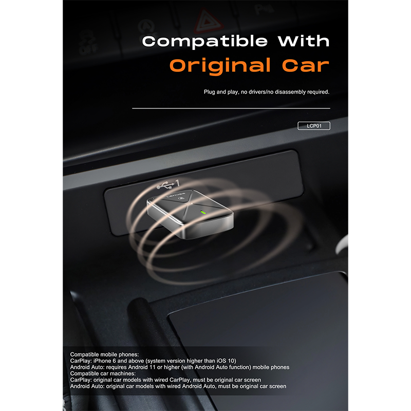 CarPlay & Android Auto Lenyes LCP01