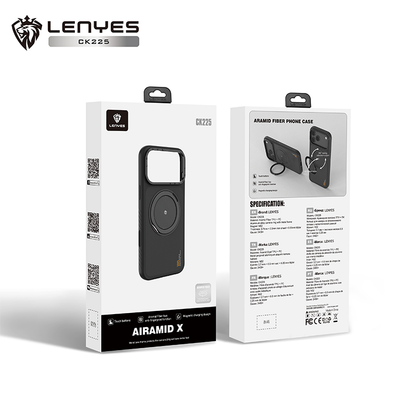Lenyes Aramid X Fiber MagSafe Case for iPhone 17 Pro CK225