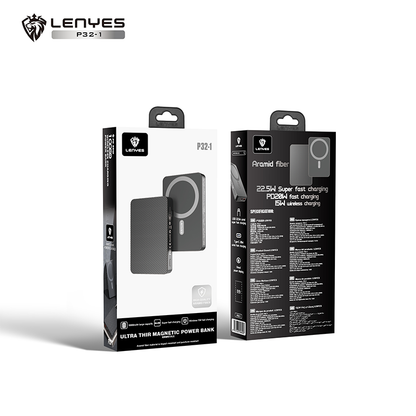 Power Bank Lenyes P32-1 10000 mAh 20W PD 15W MagSafe