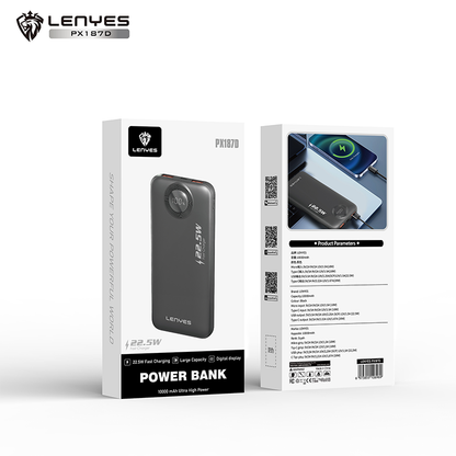Power Bank Lenyes PX187D 10000 mAh