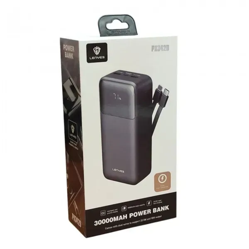 Power Bank Lenyes 22.5W 30000mAh PX342D