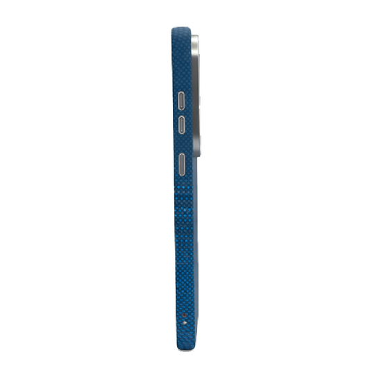 Samsung S26 Ultra Case, Ultra-Thin, Light/Blue MoonRise Design, Premium Woven Protection