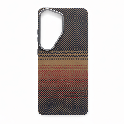Samsung S26 Ultra Case, Ultra-Thin, SunSet Design, Premium Woven Protection