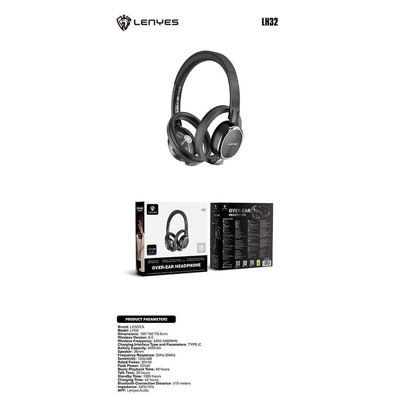 Lenyes Wireless  Headphones - LH32