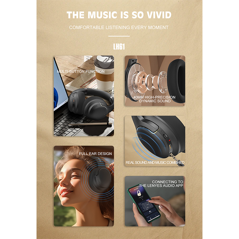 Lenyes Wireless  Headphones - LH61