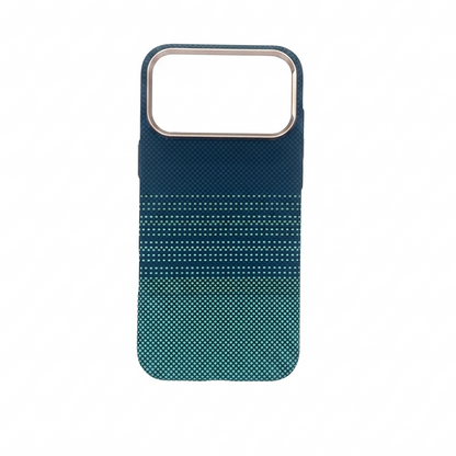 iPhone 17 Pro Max Case, Ultra-Thin, Blue&Aqua/Moonrise  Design, Premium Woven Protection