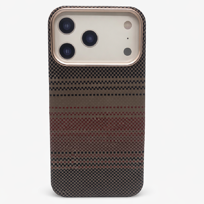 iPhone 17 Pro Max Case, Ultra-Thin, Sunset Design, Premium Woven Protection