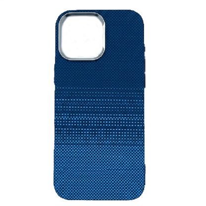 iPhone 16 Pro Max Case, Ultra-Thin, Light Blue Design, Premium Woven Protection