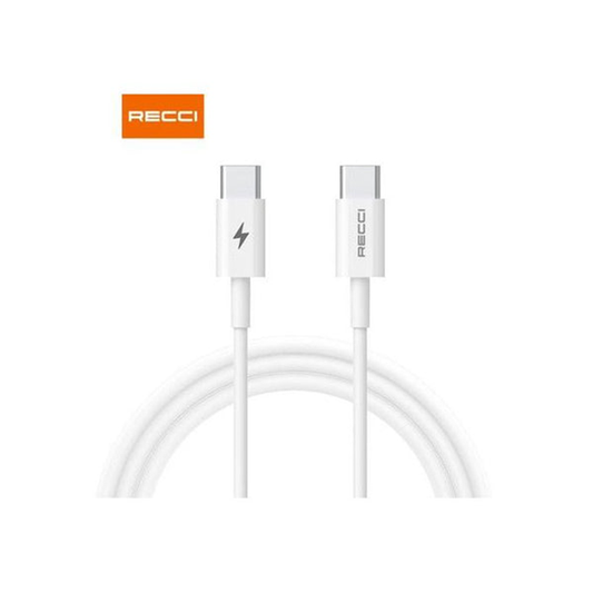 Recci RTC-P05CC Type-C to Type-C Silicone Cable  60W