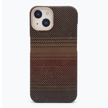 iPhone 13/14 Case, Ultra-Thin, Sunset Design, Premium Woven Protection