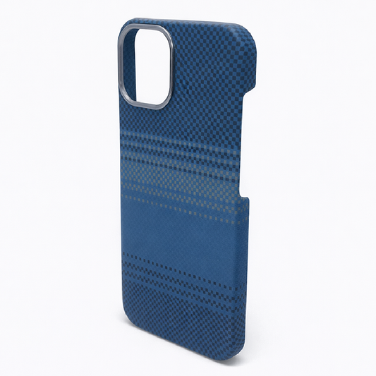 iPhone 13/14 Case, Ultra-Thin, Moonrise Design, Premium Woven Protection