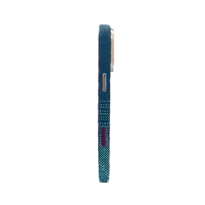 iPhone 17 Pro Max Case, Ultra-Thin, Blue&Aqua/Moonrise  Design, Premium Woven Protection