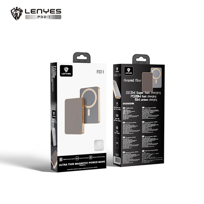 Power Bank Lenyes P32-1 10000 mAh 20W PD 15W MagSafe