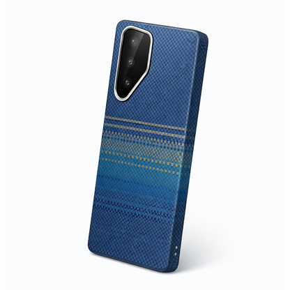Samsung S25 Ultra Case, Ultra-Thin, MoonRise Design, Premium Woven Protection