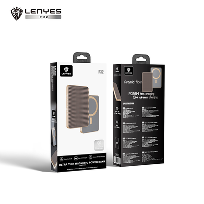 Power Bank Lenyes P32 5000 mAh 20W PD 15W MagSafe