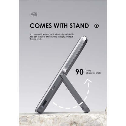 Power Bank Lenyes PW038D 5000mAh 20W PD 15W MagSafe Stand