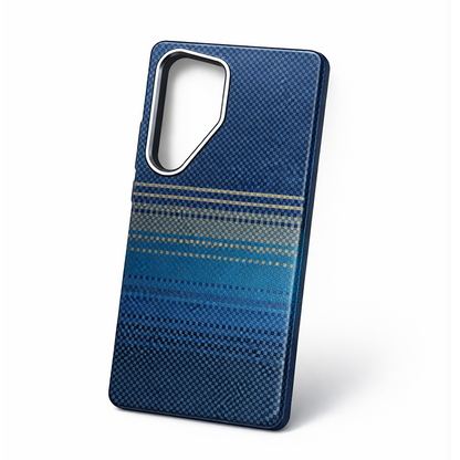 Samsung S25 Ultra Case, Ultra-Thin, MoonRise Design, Premium Woven Protection