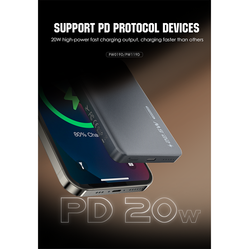 Power Bank Lenyes 10000mAh Wireless