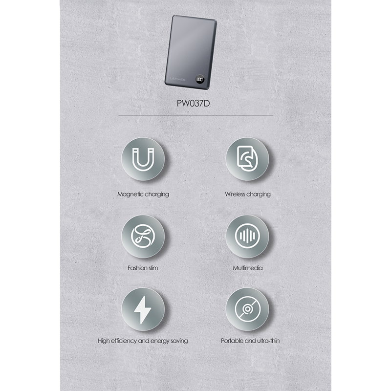 Lenyes Ultra-Slim Power Bank 10000 mAh PW037D