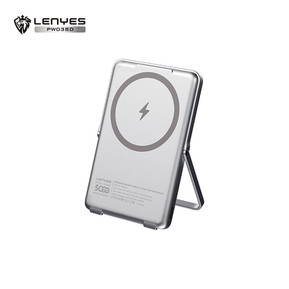 Power Bank Lenyes PW038D 5000mAh 20W PD 15W MagSafe Stand