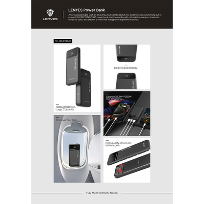 Power Bank Lenyes PX154D 1000 mAh