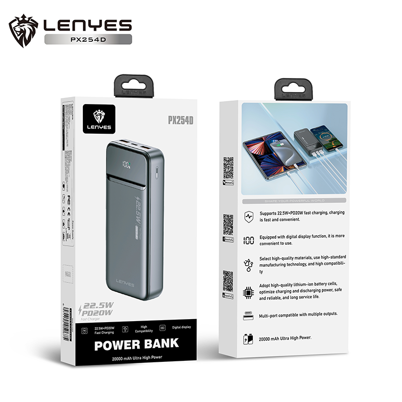 Power Bank Lenyes PX254D 20000 mAh
