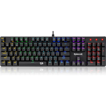 REDRAGON K608 Valheim Rainbow Gaming 104 Keys NKRO Mechanical Keyboard