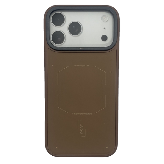 iPhone 17 Pro Max Case, Ultra-Thin, Solid Wooden Brown With MagSafe