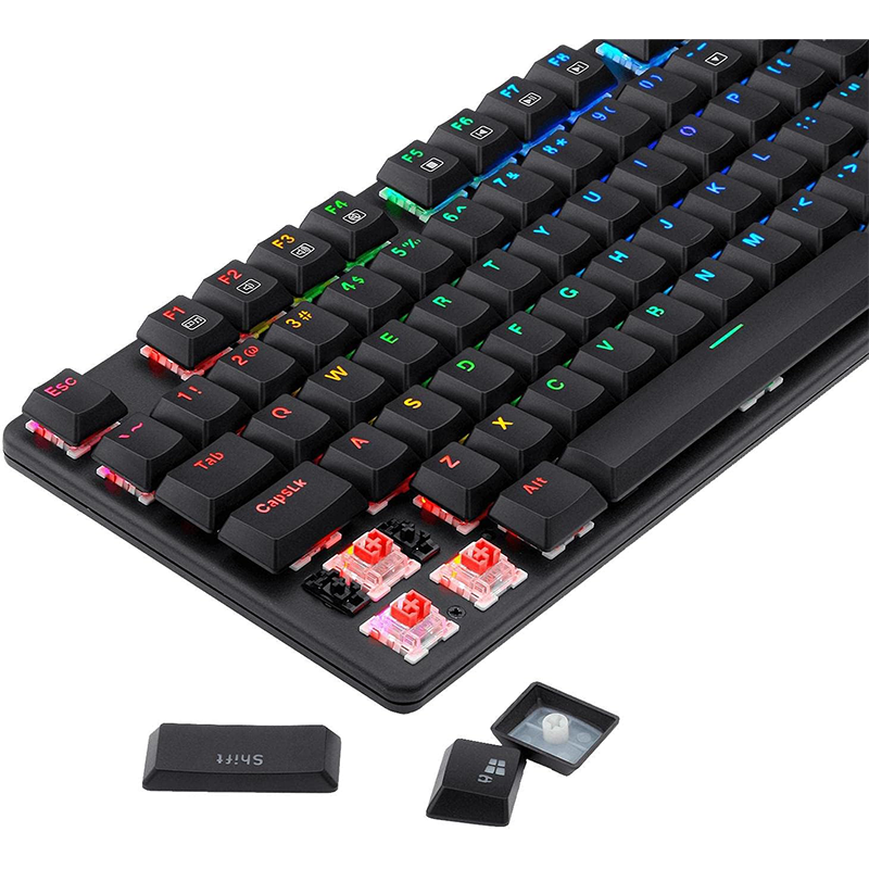 REDRAGON K589 Shrapnel RGB Low Profile  Mechanical Gaming Keyboard RED Switches