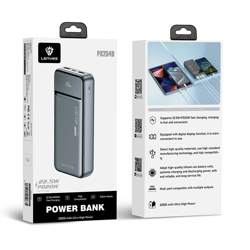 Power Bank Lenyes PX254D 20000 mAh