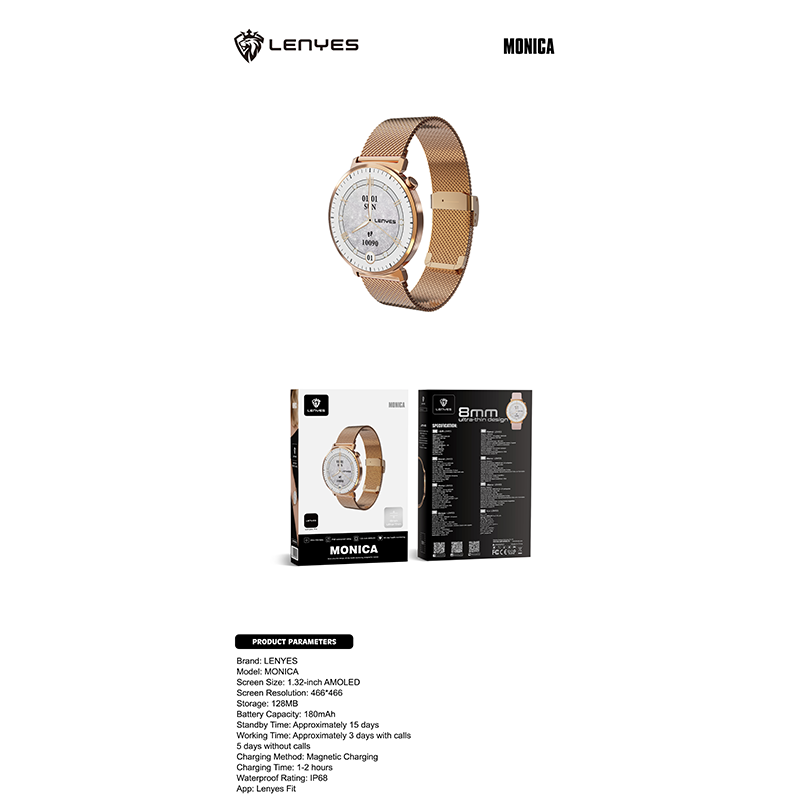 Smart Watch Lenyes Monica