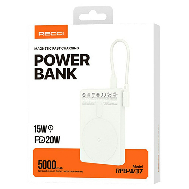 RECCI Power Bank RPB-W37 5000 mAh