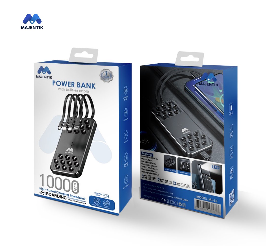 Majentik Power Bank MJ-32 10000 mAh