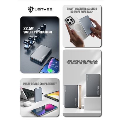 Power Bank Lenyes 10000mAh Wireless