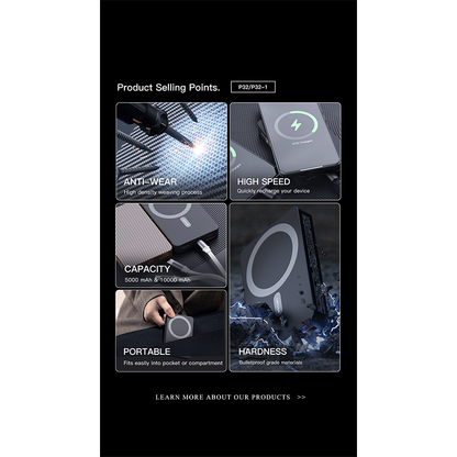 Power Bank Lenyes P32 5000 mAh 20W PD 15W MagSafe