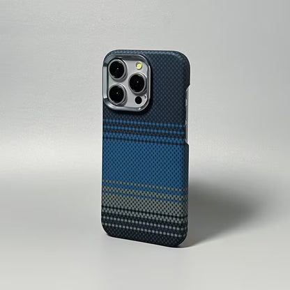 iPhone 16 Pro Max Case, Ultra-Thin Moonrise Design, Premium Woven Protection