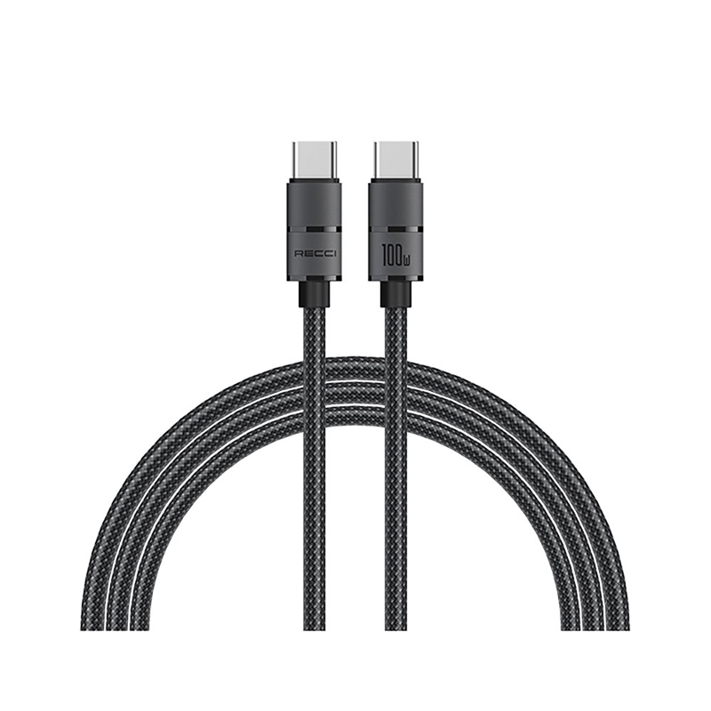 Recci RS12CC 100W Fast Charge Type-C To Type-C PD Cable 2M
