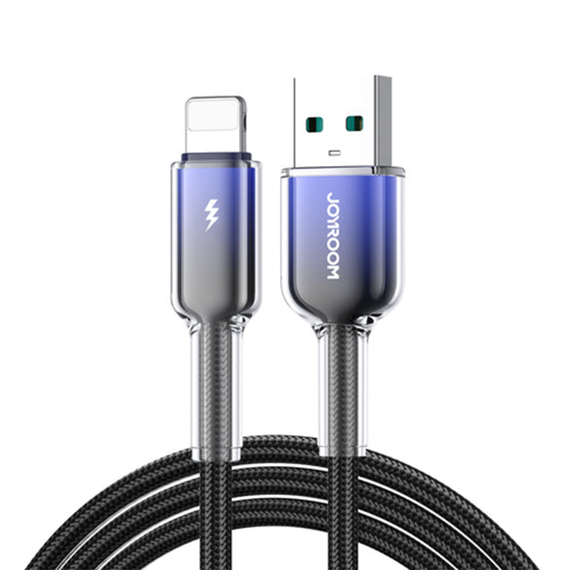 Joyroom Crystal-Clear Series USB-A to Lightning