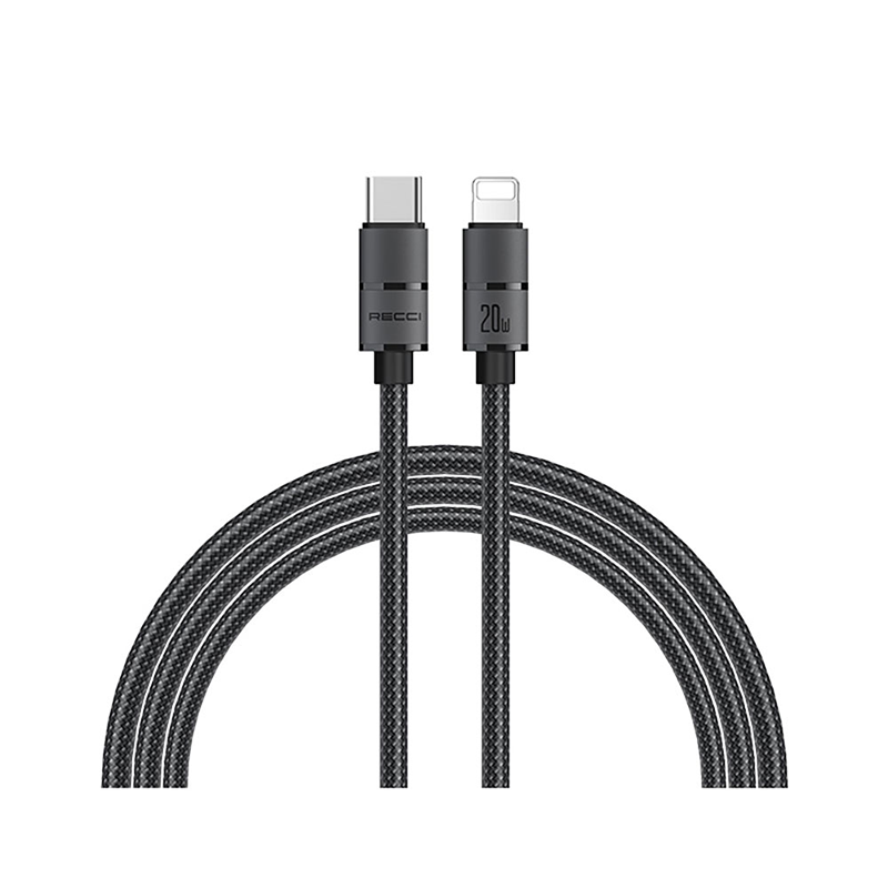 Recci RS12CL 20W Fast Charging Type-C To Lightning PD Cable 2M